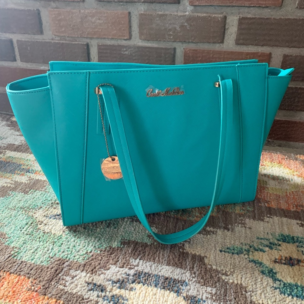 Cecil Mcbee teal bag